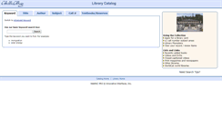 Desktop Screenshot of library.cabrillo.edu