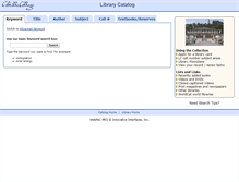 Tablet Screenshot of library.cabrillo.edu